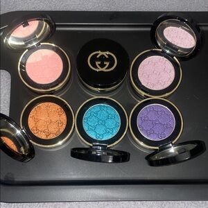 Gucci Vibrant Eyeshadow Collection - Coral, Lavender, Copper, Teal, Violet